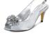 Lunar Womens Sabrina Corsage Court Shoes - Gray - Grey - 10