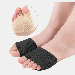 Vigor Fabric Soft Foot Care Ball Of Foot Cushions & Zipper Compression Socks Calf Knee Combo Pack - 3 COMBO PACK