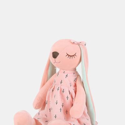 Vigor Flower Skirt Couple Rabbit Doll Plush Toy Long Legs - Pink - 35 CM (PINK DRESS)