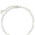 Sterling Forever Coast Pearl Chain Anklet - Grey