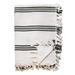 Sweet Water Decor Henley Turkish Throw Blanket - Four Stripe