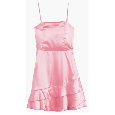 Ava & Yelly Satin Baby Doll Barbie Pink - Big Girl - Pink