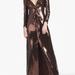 Sachin & Babi Sequin Talulla Gown - Brown