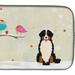 Caroline's Treasures 14 in x 21 in Christmas Presents between Friends Bernese Mountain Dog Dish Drying Mat