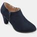 Journee Collection Journee Collection Women's Comfort Wide Width Sanzi Bootie - Blue - 8.5