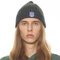Cult of Individuality Knit Hat With White And Navy - Green
