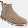 Vance Co. Shoes Thorpe Wingtip Chelsea Boot - Brown - 13