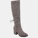 Journee Collection Journee Collection Women's Tru Comfort Foam Extra Wide Calf Leeda Boot - Grey - 10