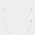 Haus of Brilliance 10K Gold Diamond Station Necklace - Yellow - 18