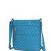 MKF Collection by Mia K Lainey Solid Quilted Cotton Womenâ€™s Crossbody By Mia K - Blue