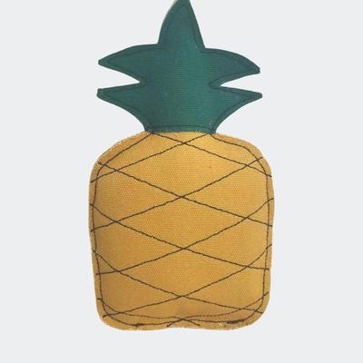 American Pet Supplies Eco-Friendly Pineapple Canvas and Jute Dog Toy