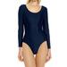 Leveret Women's Long Sleeve Leotard - Blue - XS