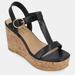 Journee Collection Women's Tru Comfort Foam Matildaa Sandals - Black - 5.5