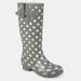 Journee Collection Journee Collection Women's Mist Rainboot - Grey - 12