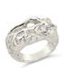 Sterling Forever Sasha CZ & Molten Metal Band Ring - Grey - 9