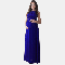 Vigor Maternity Clothes Maternity Gowns For Photoshoot Maternity Dress Photoshoot - Blue - XL