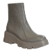 Naked Feet XENUS Platform Ankle Boots - Grey