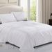 Cheer Collection 100% Mulberry Silk Comforter | Ultra High End Luxury Comforter and Duvet for All Seasons - White - QUEEN