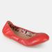Journee Collection Journee Collection Women's Lindy Flat - Red - 7.5