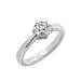 Diamonbliss Classic Round Solitaire Ring - Grey - CARAT: 2/SIZE: 7