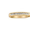 Haus of Brilliance 14KT Yellow Gold Diamond Channel Band Ring - Yellow - 5