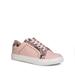MKF Collection by Mia K Tamara Snake Tennis Shoes for Women with Adjustable laces - Pink - US 9