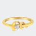 Haus of Brilliance 10K Rose Gold Diamond Promise Ring - Gold - 8