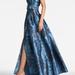 Sachin & Babi Brielle Gown - Tonal Petal - Blue