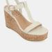 Journee Collection Women's Tru Comfort Foam Matildaa Sandals - White - 8.5