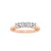 Diamonbliss Princess 5-Stone Ring - Pink - CARAT: 1/SIZE: 8