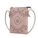 MKF Collection by Mia K Arlett Vegan Leather Crossbody Handbag - Pink