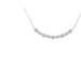 Haus of Brilliance Sterling Silver Diamond Bar Mixed Shape Necklace - White - 18