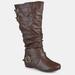 Journee Collection Journee Collection Women's Extra Wide Calf Tiffany Boot - Brown - 9