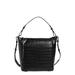 Kita Croc Embossed Leather Shoulder/crossbody Bag