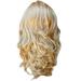 Blonde Wig Wigs Wavy Curly Long Heat Resistant Fiber Party Wigs for Women Wavy Curly Blonde Party Wig Gold