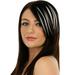 Pretty Girls Wig Clip On Clip In Front Hair Fringe Hair Extension Piece Thin Clip-On Front Hair Extension Wig White