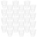 Transparent Aviation Cup Party Drinking 40 Pcs Plastic Mug Coffe Cups Disposable for Drinks with Lid