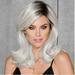 Melotizhi Wigs Human Hair Wig Cap Lace Front Wig for Women Wigs Wig Wig Fashion Gray hair Women s Wave Hairshort Synthetic wig