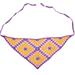 Hair Towel Triangular Headband Crochet Hook Scarf Nurse Women s Bandana Headbands Accessories for Purple Fabric