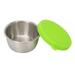 Beauty Salon Essential Oil Cup Portable Stainless Steel Condiment Salad Dressing Container with Lid 50ml Green Lid