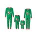 AMILIEe Matching Family Christmas Pajamas Holiday Santa Claus Xmas Pjs for Couples Kids