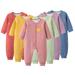 AJZIOJIRO Baby Newborn Girls Long Sleeve Rompers Infant Boys Soft Cotton Jumpsuits Infant Onesies Velvet Bodysuit