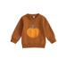 AMILIEe Boys and Girls Halloween Sweatshirt Long Sleeve Pumpkin Hoodie for Kids