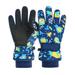 ZMHEGW Children Cartoon Print Winter Ski Gloves Thermal Gloves Thermal Cycling Gloves Kids Windproof Gloves Mittens Toddler Women Gloves