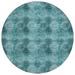 Addison Rugs Chantille ACN557 Teal 8 x 8 Indoor Outdoor Area Rug Easy Clean Machine Washable Non Shedding Bedroom Living Room Dining Room Kitchen Patio Rug