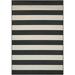 Afuera Yacht Club Onyx-Ivory 5 ft. x 8 ft. Indoor/Outdoor Area Rug