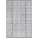 Lightweight Greek Keys Gray/White 9 ft. x 12 ft. Reversible Plastic Indoor/Outdoor Area Rug