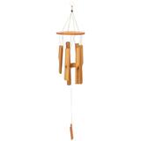 Christmas Leis Bamboo Wind Chime Ornament Chimes Feng Shui Patio Hanging Handicraft Commemorate