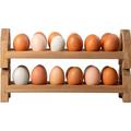 Farmhouse Stackable Wood Egg Holder L Egg Storage L Egg Storage L Wooden Egg Holder L Wooden Egg Rack L Wood Egg Carton L Egg Tray (2)