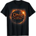 Ohio Total Solar Eclipse April 8 2024 Ohio Solar Eclipse T-Shirt-Black